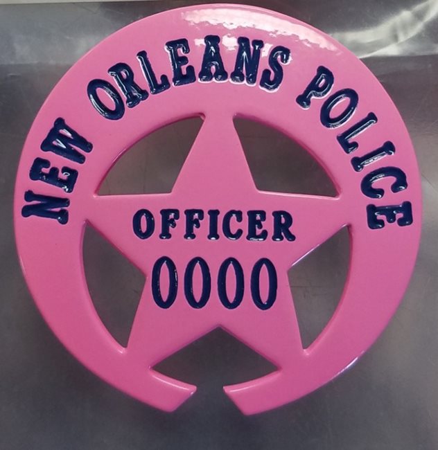 NOPD Authorizes Wearing of Pink Badges in Recognition of Breast Cancer Awareness Month