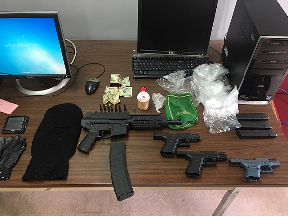 NOPD Arrests One Suspect, Another Wanted in Possession of Multiple Drugs and Weapons 