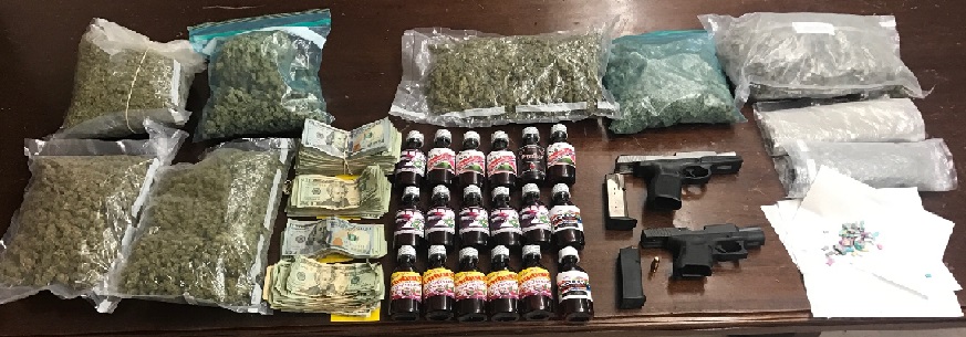 85 Ecstasy Pills, Stolen Gun, Marijuana, $11,000 in Cash & More Found on Four Subjects in Seventh District