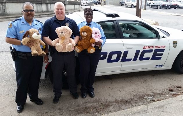 NOPD, NOPJF and Arnaud’s Send Plush Care Package to Baton Rouge  