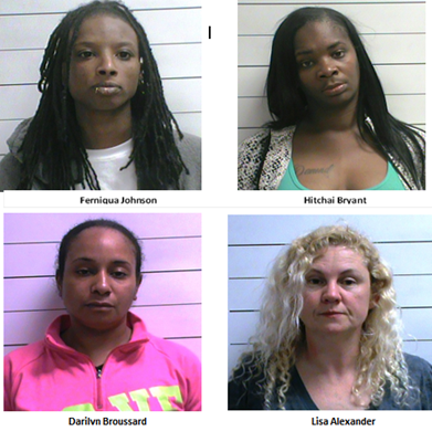 VOWS Unit Arrests Four Females