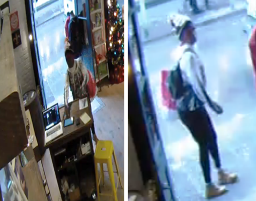 Suspect Sought for Theft on Royal Street