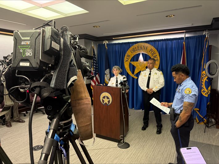 NOPD Reports on Crime Statistics from City Mardi Gras Period