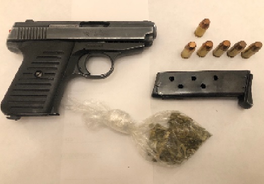 Suspect Arrested for Illegal Possession of a Concealed Firearm and Narcotics