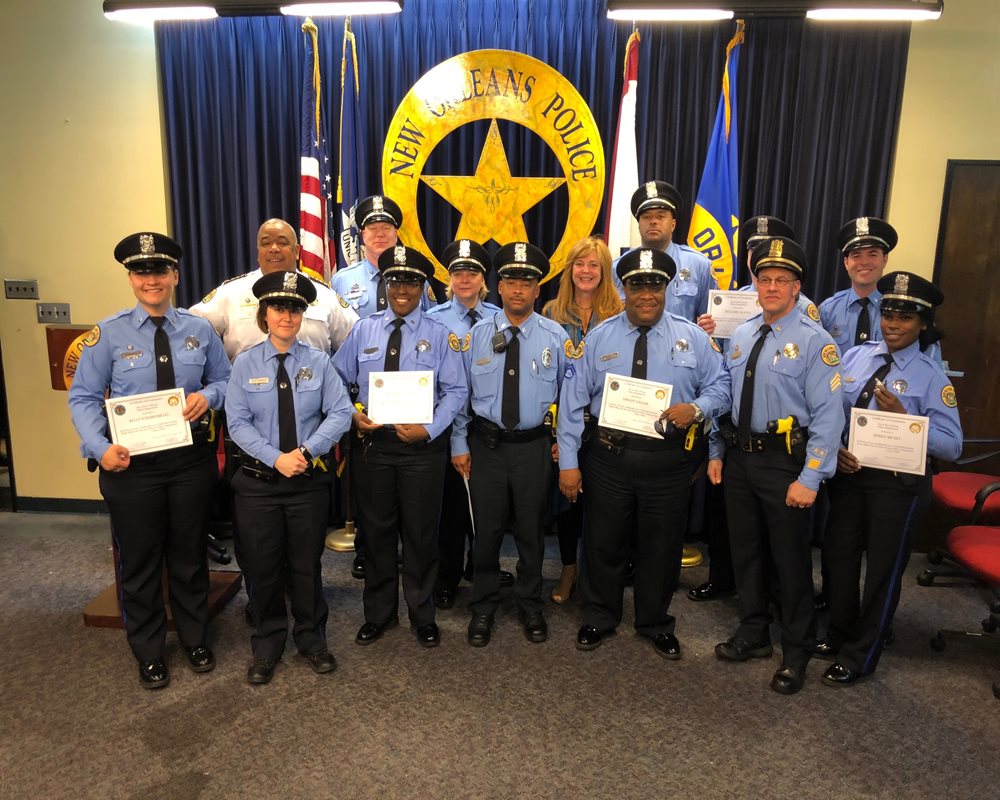 NOPD Graduates Newest Class of Officers Trained in Crisis Intervention Team Training 