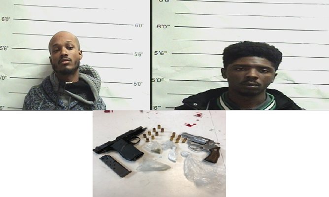 Two Convicted Felons Found in Possession of Multiple Drugs & Two Firearms