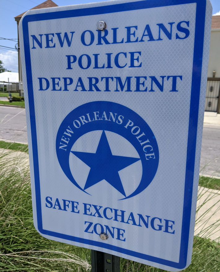 Reminder: NOPD Designates Safe Exchange Zones at District Police Stations