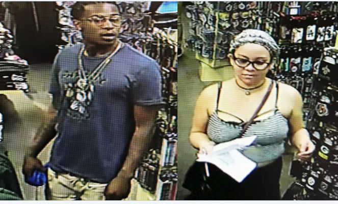 Two Shoplifting Suspects Captured on Video