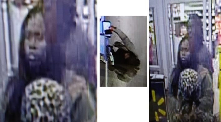 Surveillance Video Captures Suspect Taking Phone at Walmart