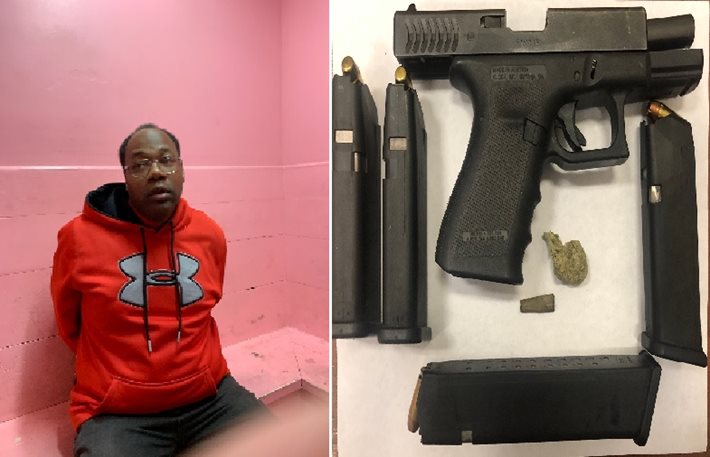 Suspect Arrested for Drug, Firearm Charges in Eighth District