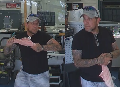 Suspect Wanted For Theft