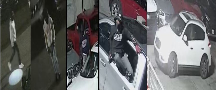 Suspects Wanted for Multiple Auto Burglaries in Eighth District