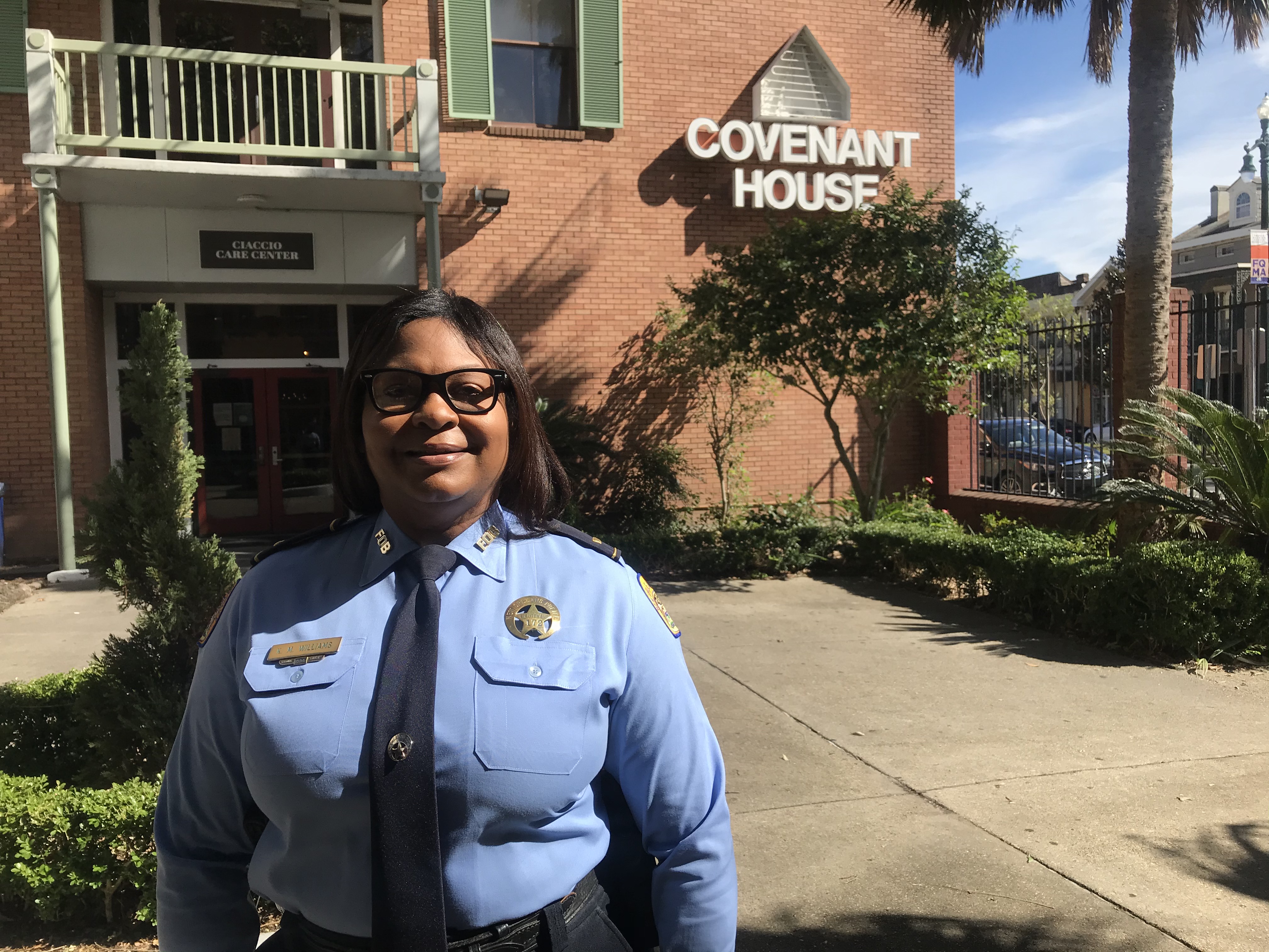 NOPD's Lt. Kim Williams Sleeps Out for New Orleans' Covenant House 