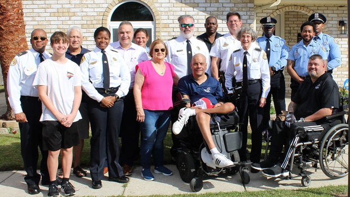 Tunnel to Towers Foundation Presents Paralyzed Retired NOPD Officer with Home Renovations, Paid Mortgage