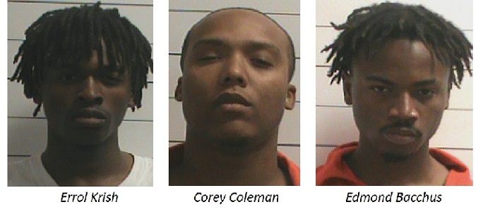 NOPD Arrests Three Suspects on Firearm Charges, One Wanted for Murder
