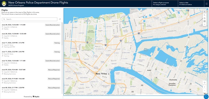 NOPD Launches Public Drone Dashboard as Department Prepares for DFR