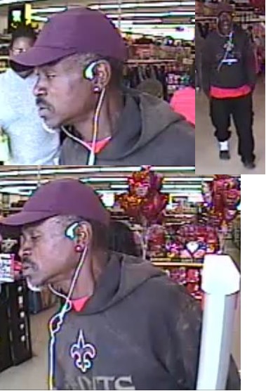Suspect Wanted for Shoplifting on Earhart Boulevard