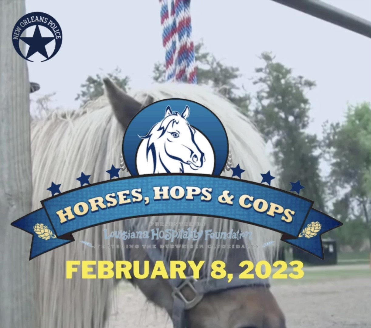 Horses, Hops & Cops Fundraiser Set for February 8, 2023