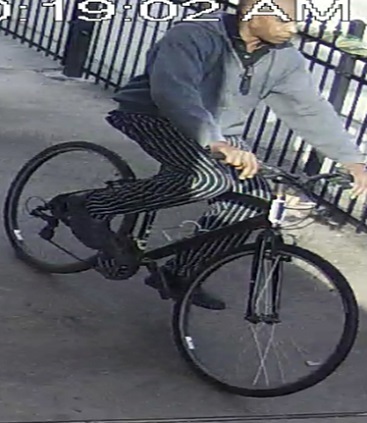 Suspect Wanted for Stealing Bicycle on Louisville Street