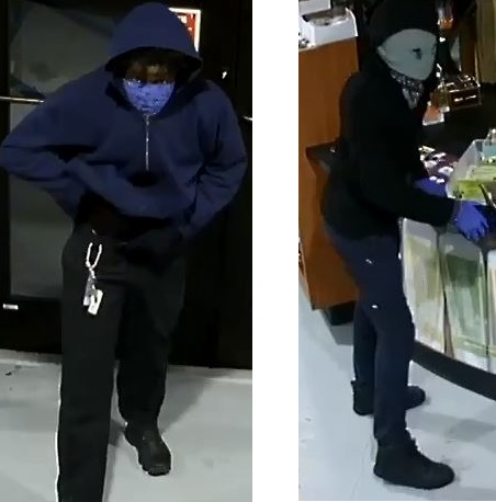 Surveillance Video Captures Suspects Wanted in Armed Robbery