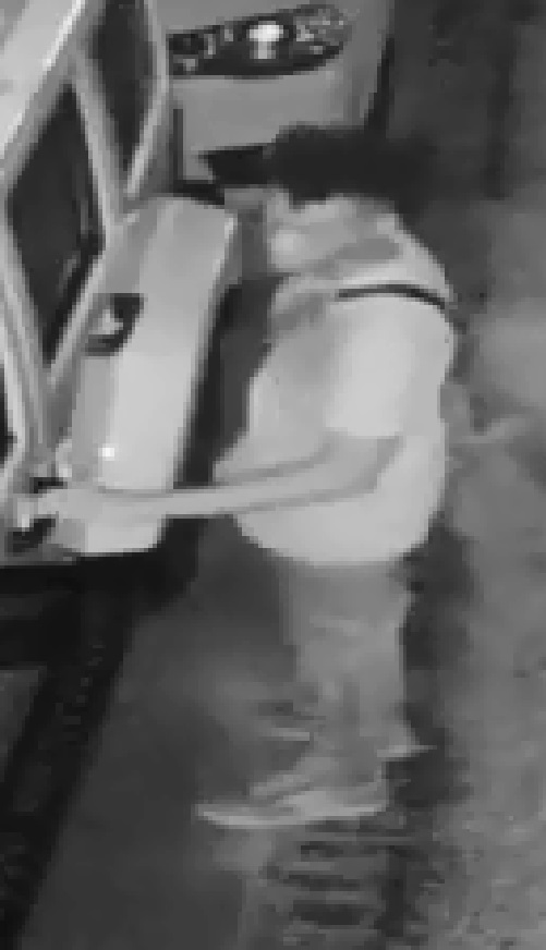 Suspect Wanted for Auto Burglary on South Scott Street