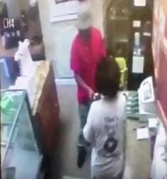Donut Shop Robber Captured on Video 