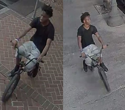 Suspect Wanted for Snatching Property on Baronne Street