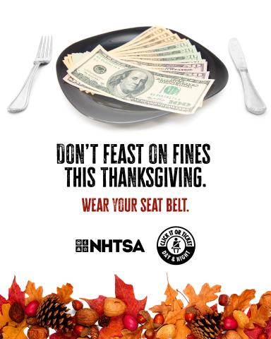 NOPD, NHTSA Reminds Drivers to ‘Click It or Ticket’ This Thanksgiving Holiday