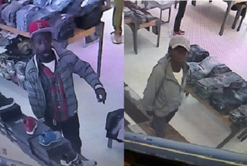 Duo Wanted for Shoplifting at Lace Men's Clothing Store