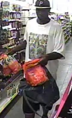 Man Caught on Camera Shoplifting Laundry Detergent from Dollar General on Downman Road