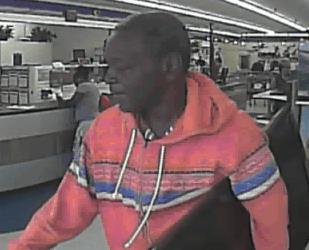 Suspect Wanted for Theft at the Cash America Pawn Shop