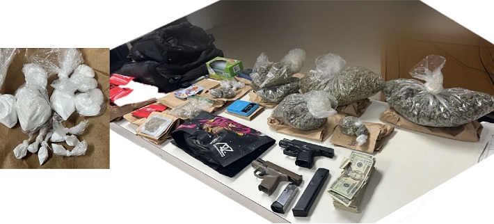 NOPD Eighth District Seizes Narcotics, Firearms in Eighth District, Arrests Suspect