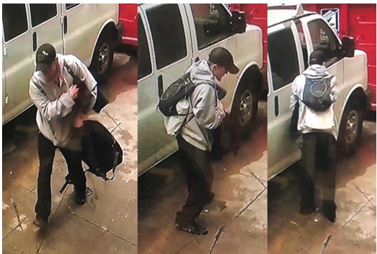 Suspect Sought in Eighth District Vehicle Burglary