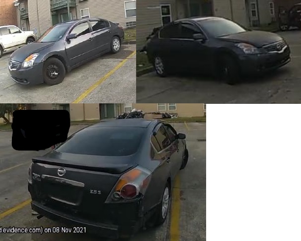 Vehicle Of Interest Sought In NOPD Homicide Investigation - NOPD News