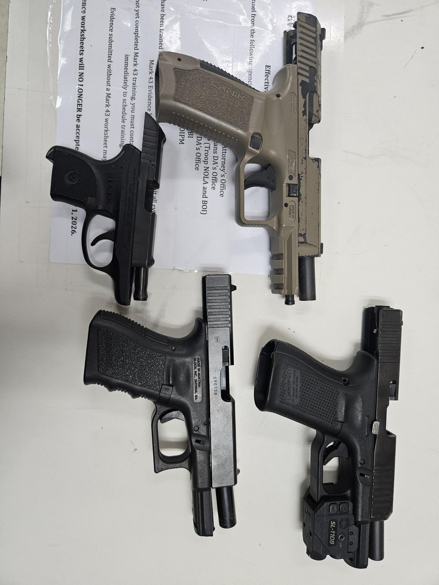NOPD Proactive Patrols Lead to Arrests For Illegal Weapons